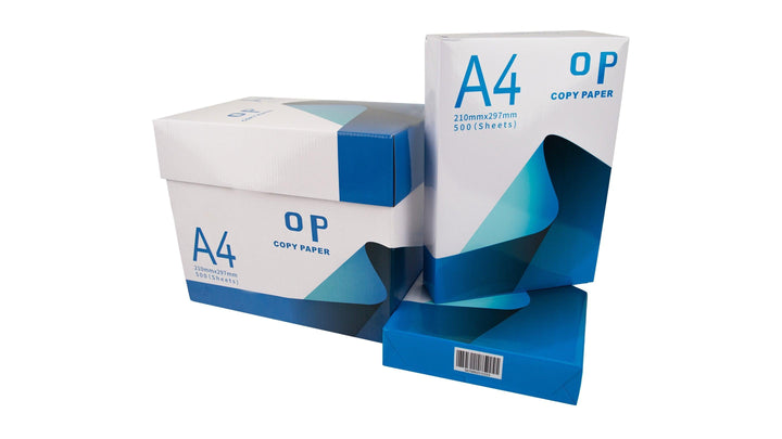 OP A4 Copy Printer Paper 75 GSM White 2500 Sheets