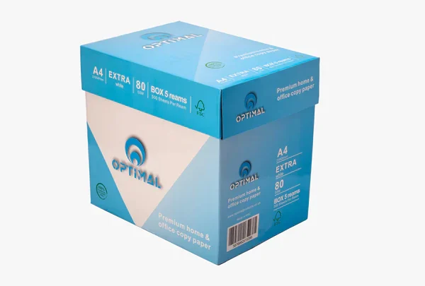 Optimal A4 Copy Printer Paper 80 GSM Smooth White 2500 Sheets